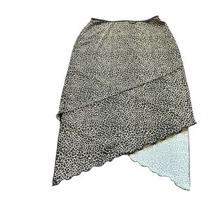 rampage size medium leapard print skirt
